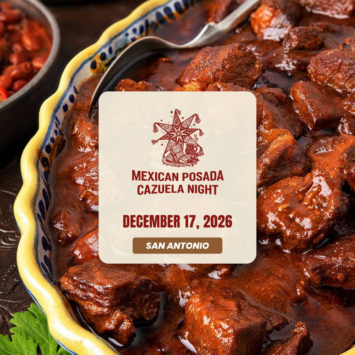 Cazuela Night | San Antonio, TX. | December 17
