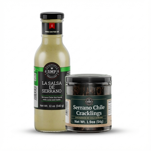 Pack SMP Serrano Chile Cracklings + SMP La Salsa de Serrano