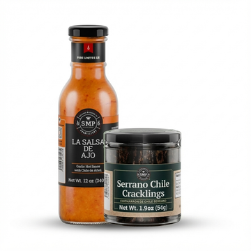 Pack SMP Serrano Chile Cracklings + SMP La Salsa de Ajo