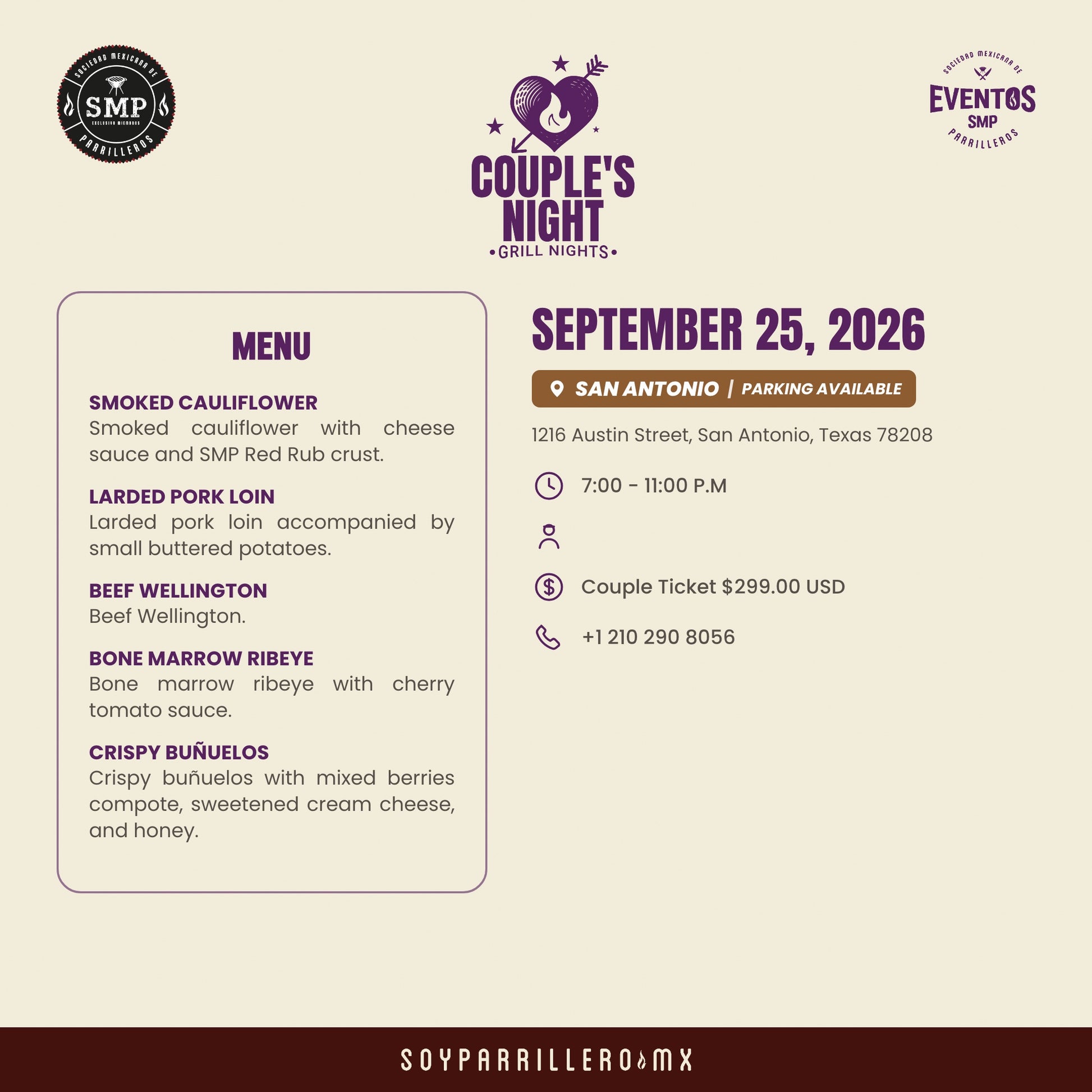 Couples' Night | San Antonio, TX. | September 25