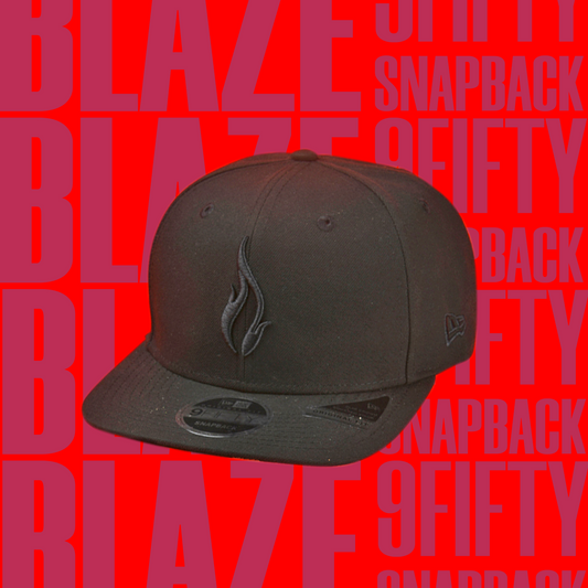 SMP Blaze 9fifty Flama Snapback Abierta Negra